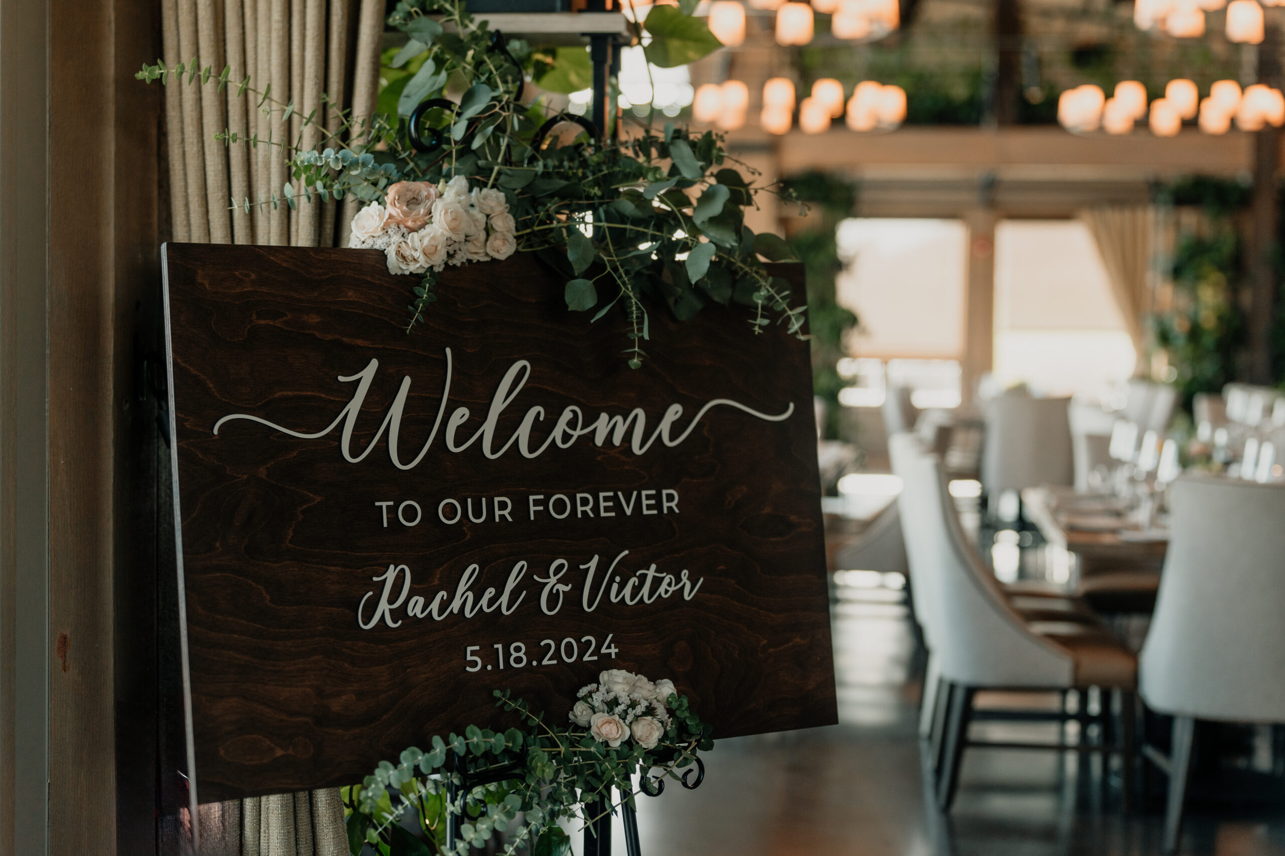 Wedding Welcome at the Brush Creek Ranch