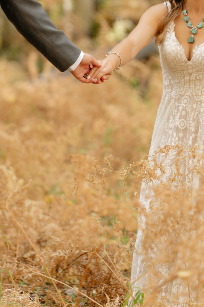 Holding Hands Elopement Photos