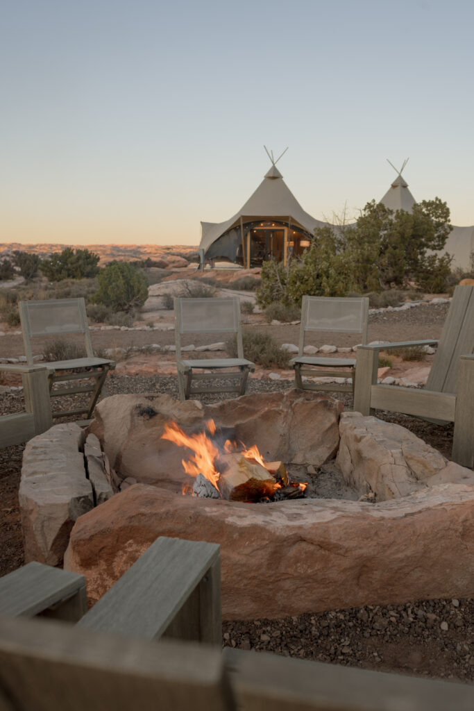 Under Canvas Moab Wedding